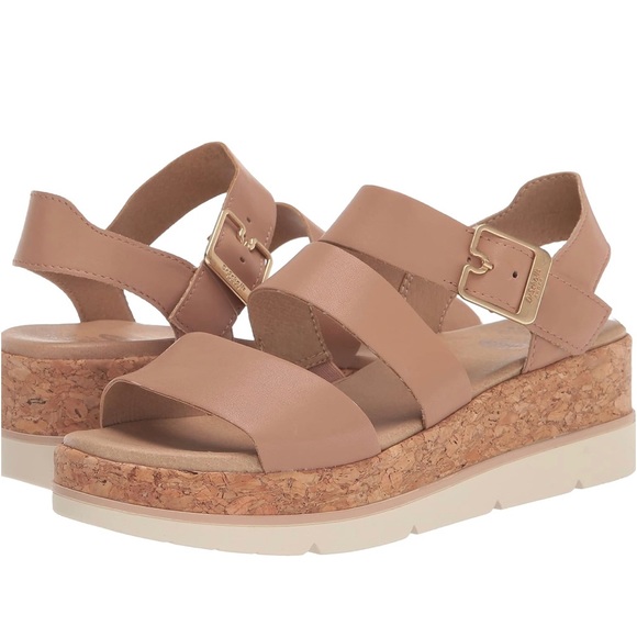 🖤🖤 Dr. Scholl's Shoes Women's Once Twice Espadrille Platform Wedge Sandal - Picture 6 of 7
